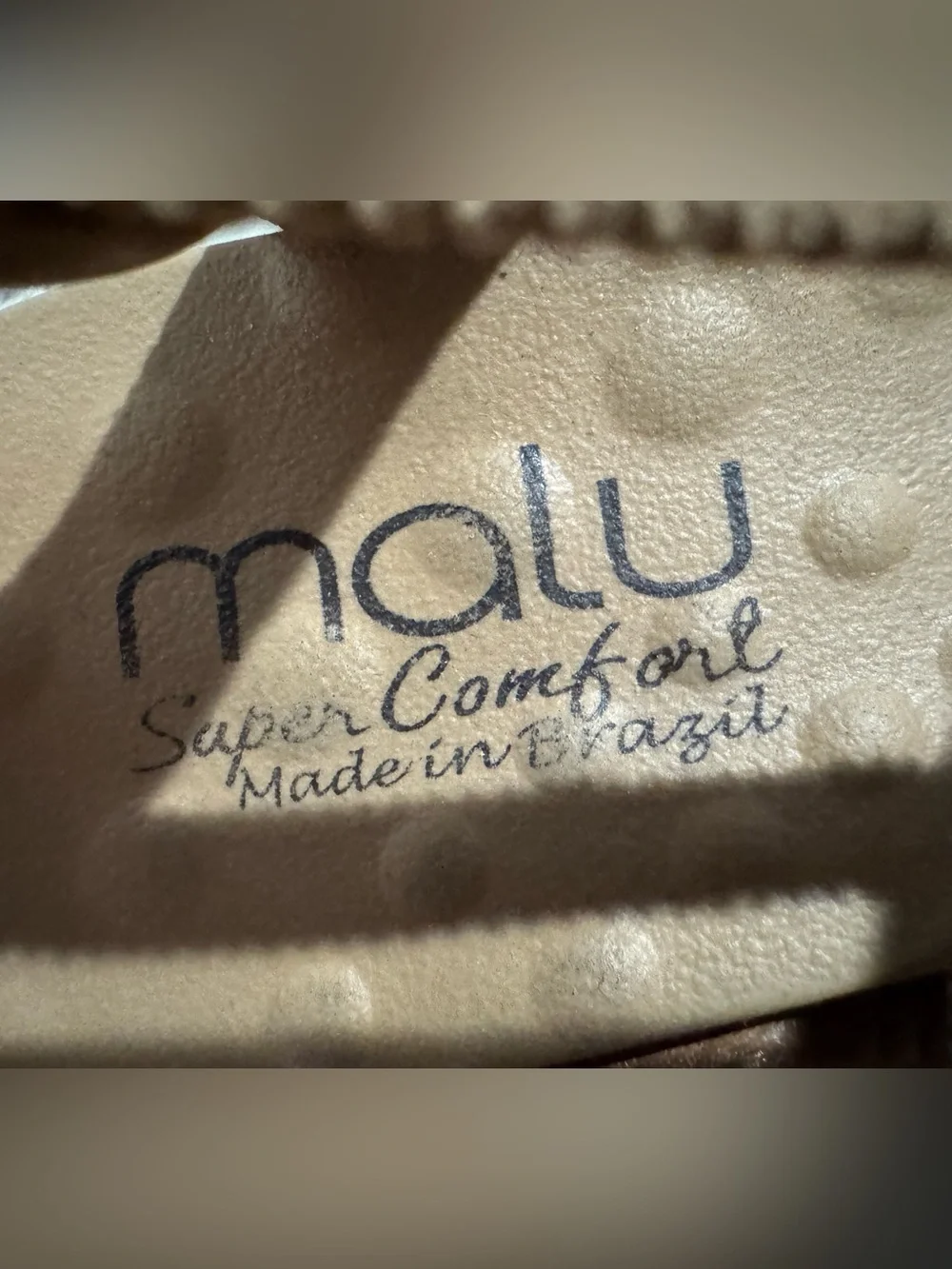 Malu Super Comfort Wedge Sandals Navy Tan US Size 8 Open Toe